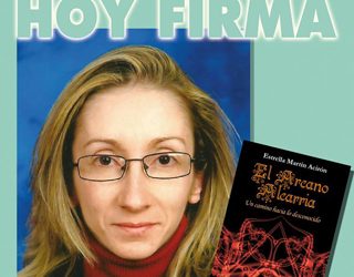 Estrella Martín, primera autora en firmar en la Feria del Libro