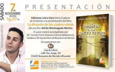 Presentación de ‘La dinastia de los cuatro reinos’, de Adrián Monteagudo