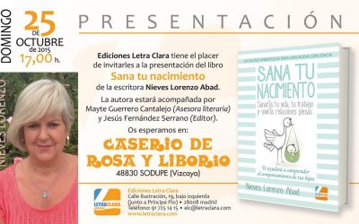 ‘Sana tu nacimiento’, de Nieves Lorenzo viaja a Euskadi