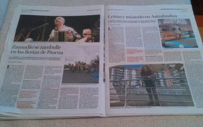 Libro ‘Ayer’ de Gonzalo Mira en el diario ‘Deia’