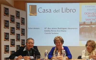 Presentación del libro ‘Pasatiempos con Don Quijote de la Mancha y Sancho Panza’ de Conchi Sedano